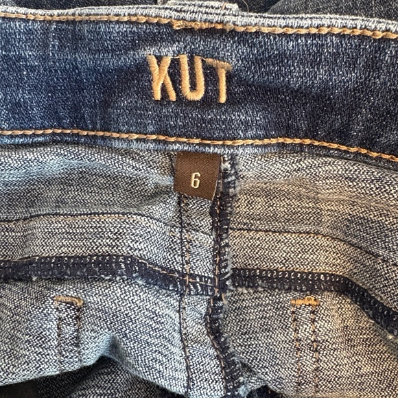 KUT from the Kloth straight leg jeans , sz : 6 - Picture 7 of 9